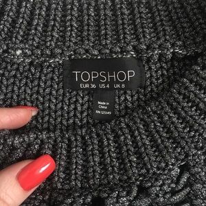 Metallic knit by Topshop 🖤
